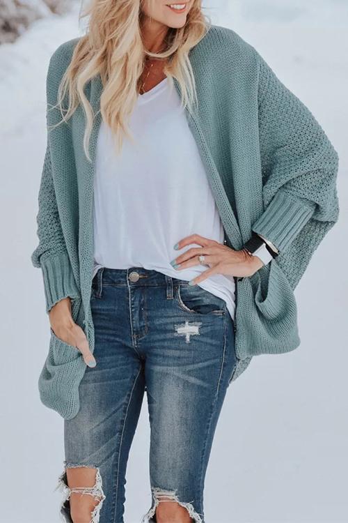 Cassie Batwing Sleeves Sweater Cardigans