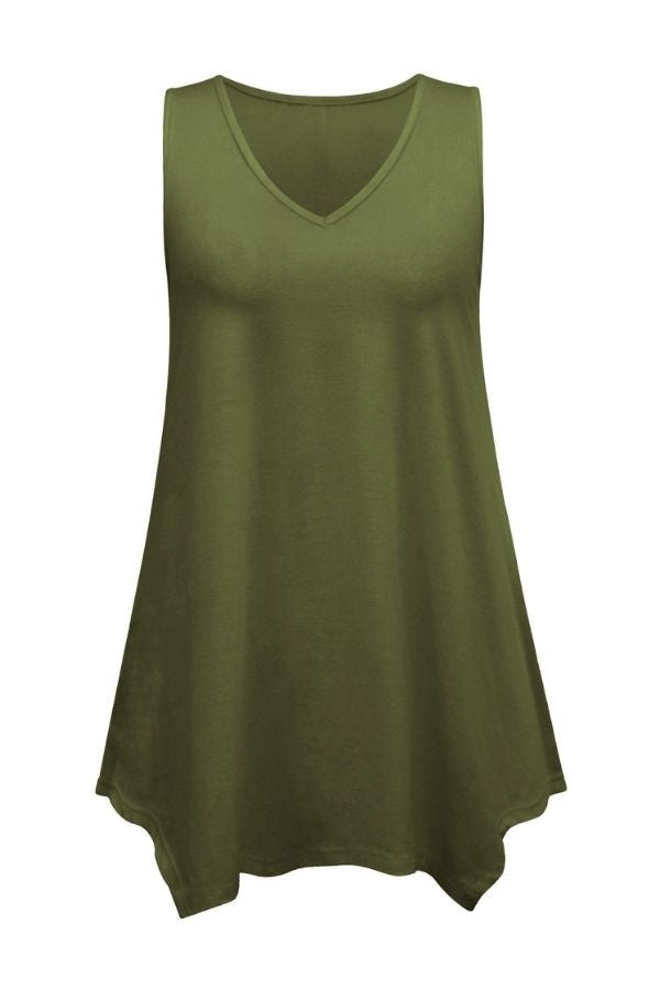 V Neck Sleeveless Camisoles