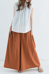 Casual Cotton And Linen Trousers (Fit 99 To 154lbs)