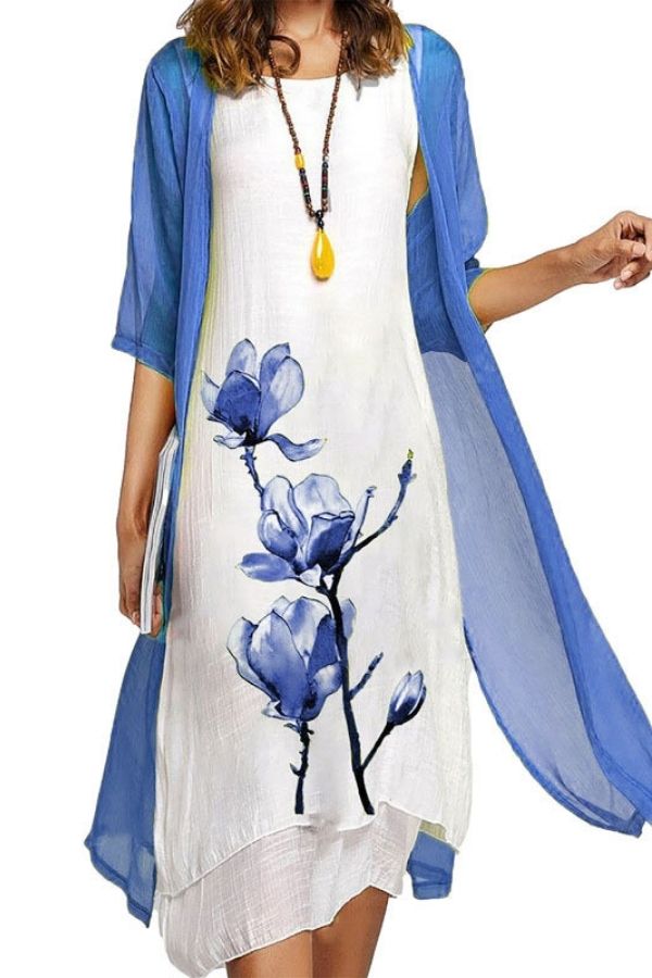 Printing Cotton Dress Suits