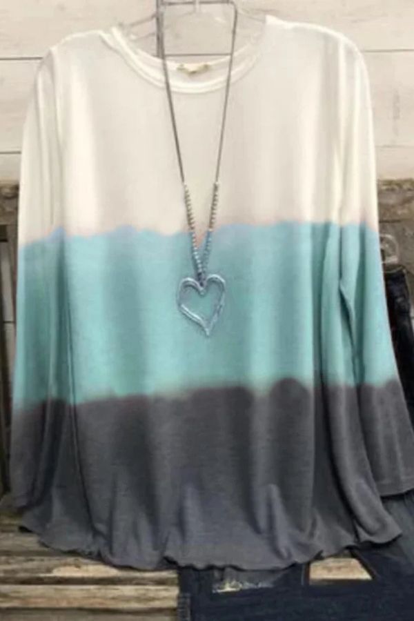 Tie Dye Cotton Cozy Blouse