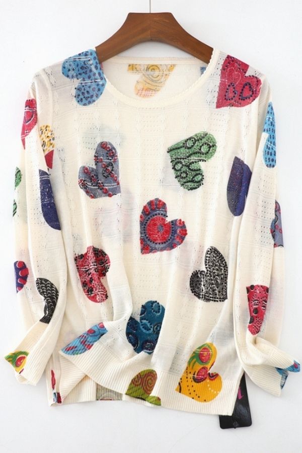 Printing Knitting Sweater