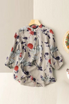 Floral Printing Cotton Blouse