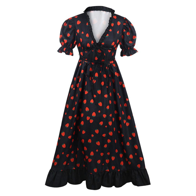 SPY×FAMILY Anya Forger Cosplay Costume Strawberry Dress Outfits