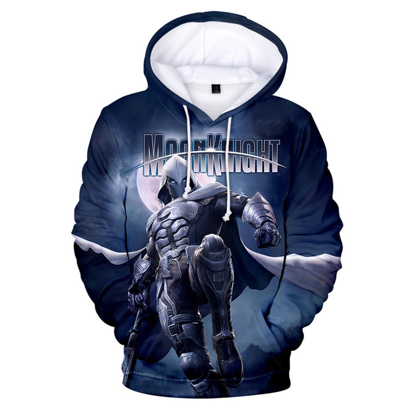 Moon Knight Cosplay Hoodie 3D Printed Hooded Sweatshirt