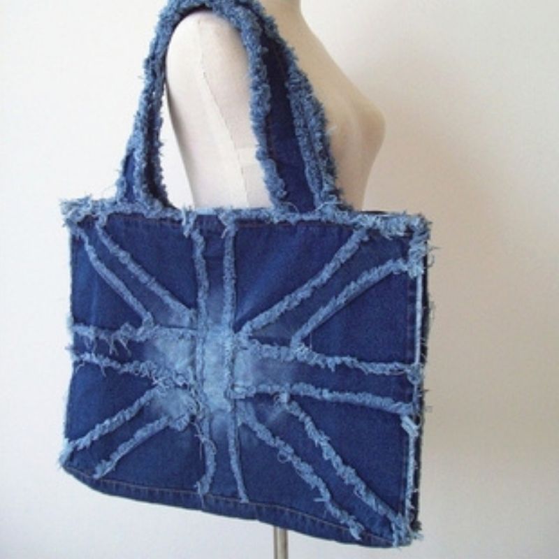 Denim Oversized Shoulder Bag