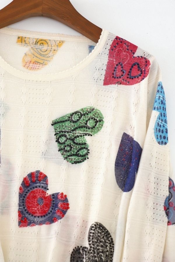 Printing Knitting Sweater