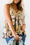 Casual Floral Print Camisole
