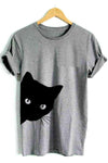 Cat Print Cute T-shirt