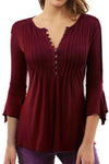 V Neck Slim Shirt