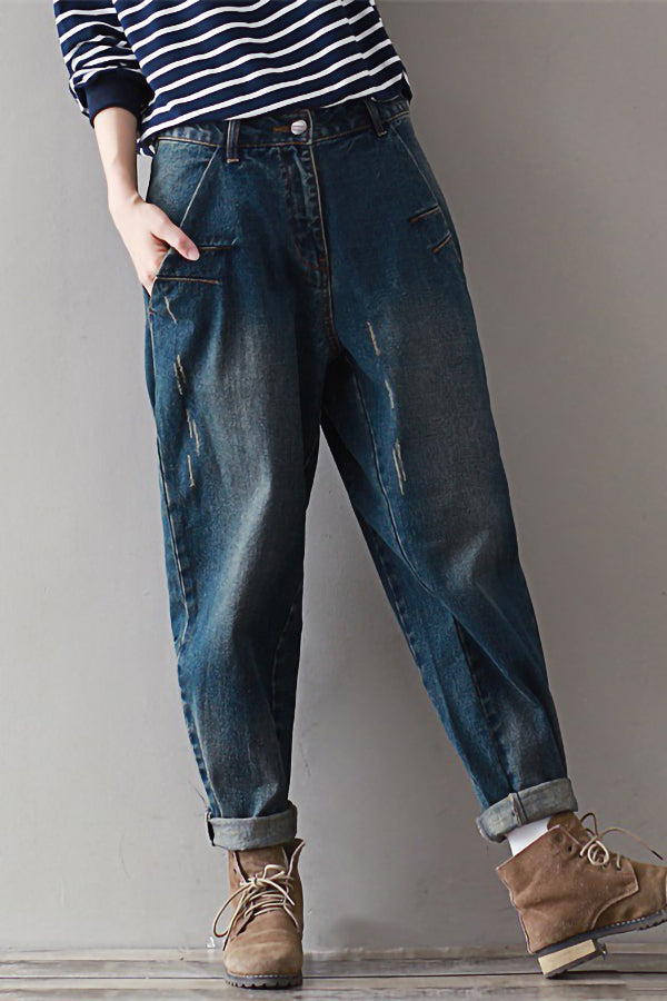 Casual Loose Fit Jeans