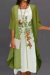 Embroidery&Printing Stylish Chiffon Dress Suits