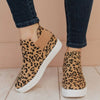 Women's Multicolor&Leopard Hidden Wedge Sneaker