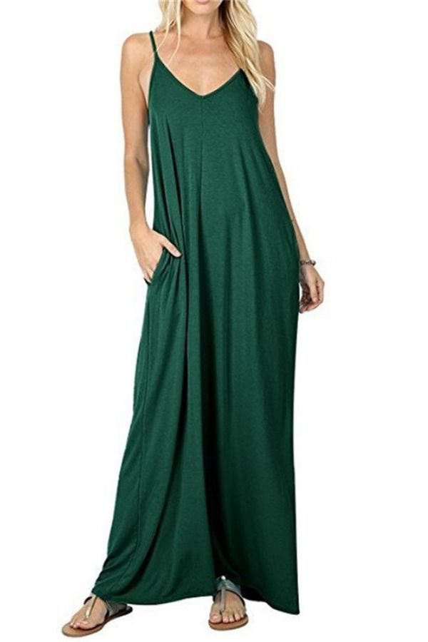 Halter Sleeveless Maxi Dress