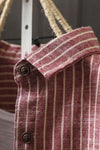 Stripe Printing Casual Cotton Shirt