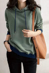 Casual Solid Color Hoodie