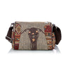 Ethnic Style Handmade Canvas Bag（Adjustable length）