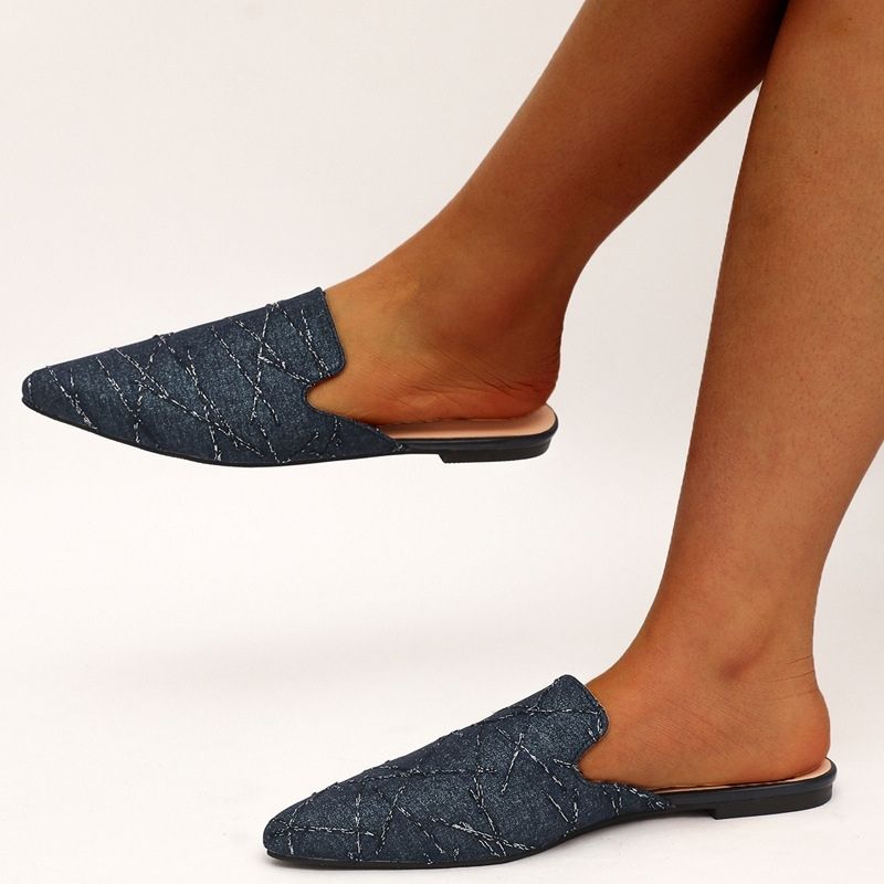 Women's Fashion Pointed Toe Mules Slippers
