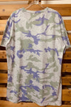 Green Cotton Camouflage Printing T-shirts