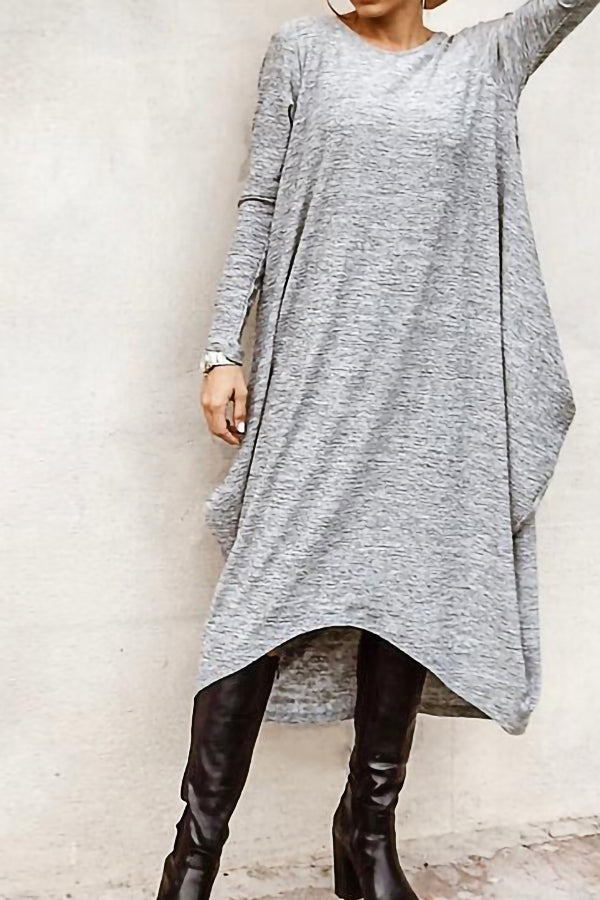 Loose Plus Size Irregular Dress