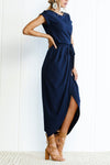After Midnight Ankle Length Dress Florcoo/Dresses OML S DARK BLUE 