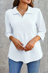 Women's Cotton And Linen Loose Shirt