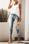 Carly Distressed Skinny Pants ss-VCB oh!My Lady 
