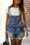 Casual Denim Rompers with pockets ohmylady/Set OML 