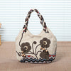 Ethnic Style Woven Canvas Handbag