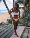 Color Block Bikini Set - Orange Swimwear oh!My Lady 