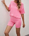 Coming Home Skinny Tracksuit Set - Pink ShellyBeauty 