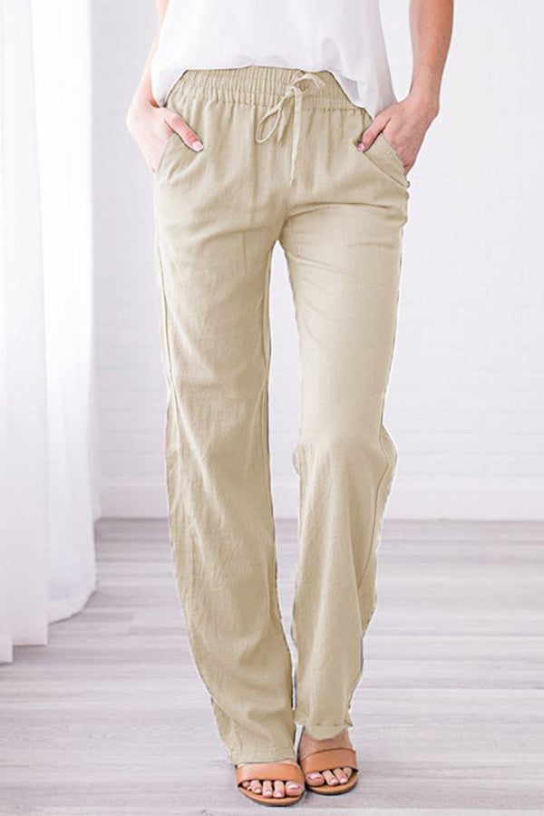 Solid Color Cozy Pants