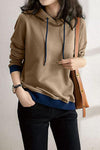 Casual Solid Color Hoodie