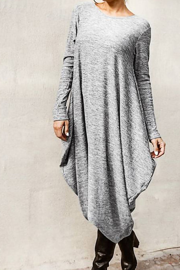 Loose Plus Size Irregular Dress