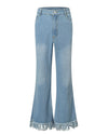 Fringed Mircoflared Jeans pants oh!My Lady 