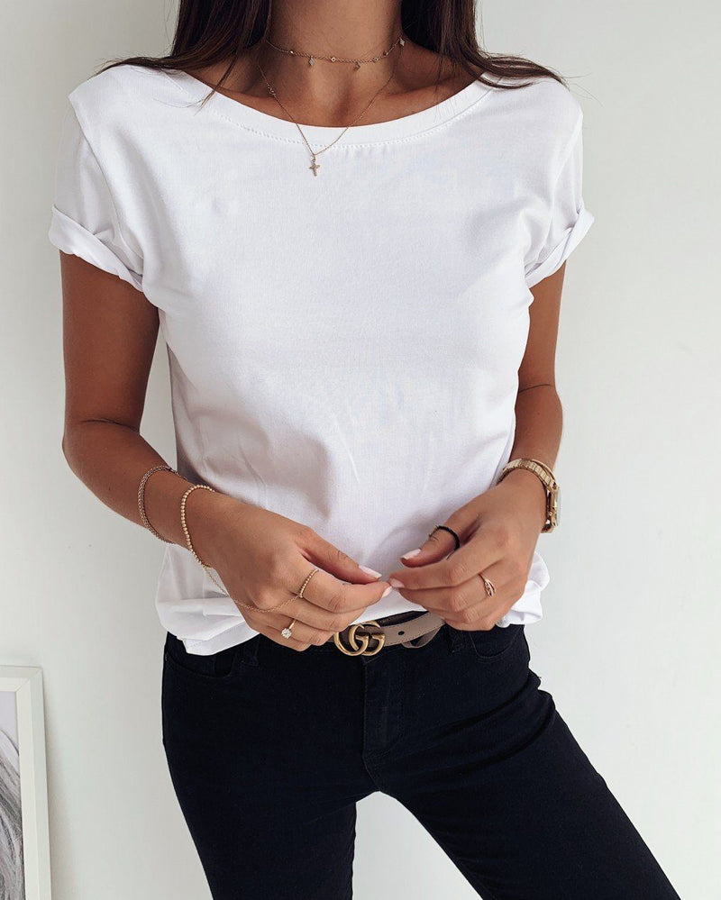 Gotta Have It Washed Crop Top - White ss-tops oh!My Lady 