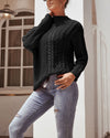 Halter Round Neck Strapless Sweater - Black oh!My Lady 