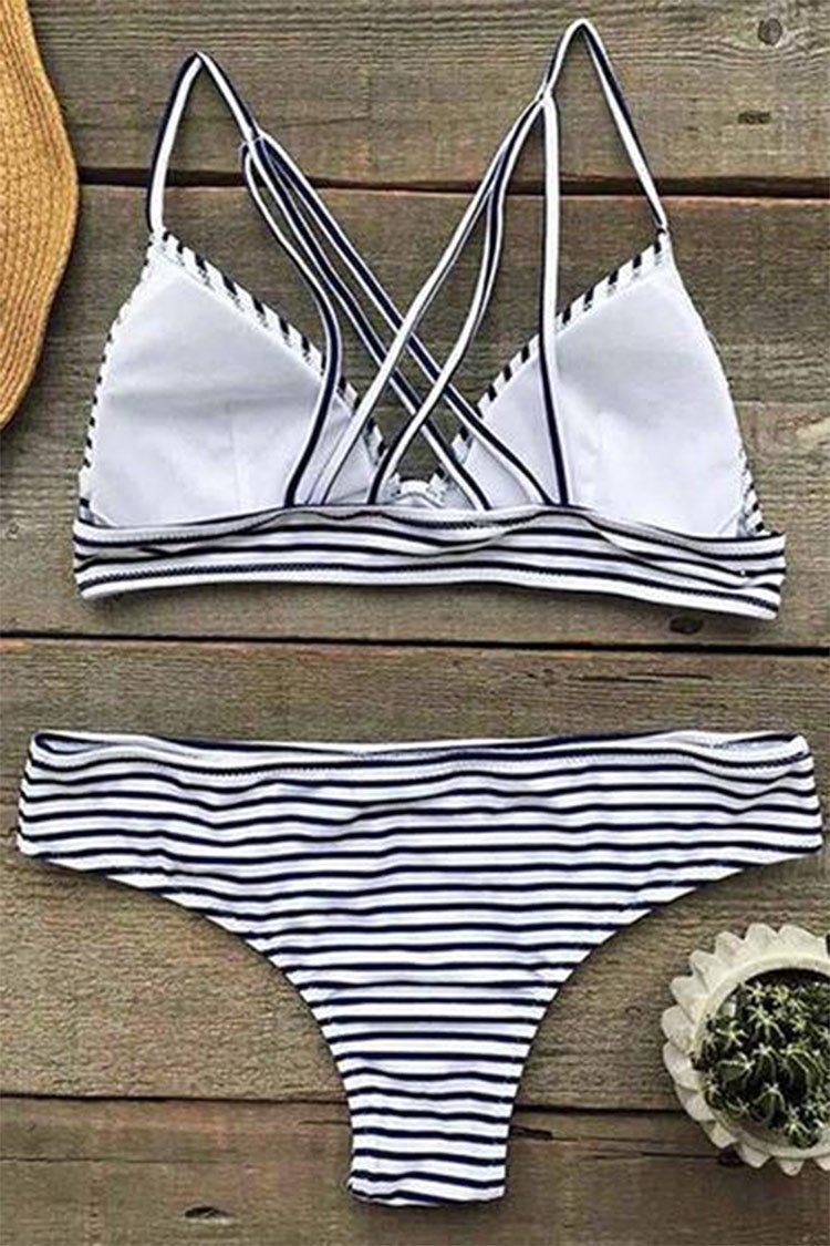 Hit Summer Stripe Bikini Set CPS-Swimwear OML 