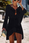 Hollow Knitted Beach Cover-up(4 colors) ohmylady/Swimwear - x OML Free Size Black 