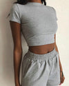 Just Perfect Lounge Cozy Two-Piece Sets - Grey ss-tops oh!My Lady 