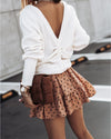 Knot Over You Knit Sweater - White oh!My Lady 