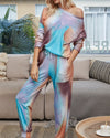 Light and Bright Cozy Pajama Suit - Galaxy oh!My Lady 
