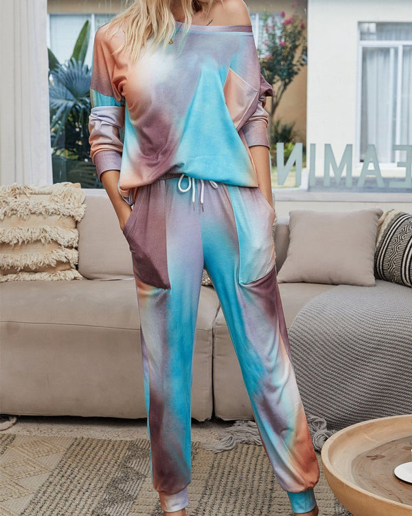 Light and Bright Cozy Pajama Suit - Galaxy oh!My Lady 