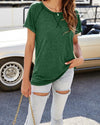 Looking Up Cool Colorblock Top T-shirt - Green ss-tops oh!My Lady 