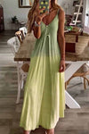 Loose Print Maxi Dress (2 Color ) ohmylady/Dresses OML S Green 