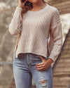Love Me Madly Cream Knit Sweater oh!My Lady 