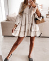 Magic In The Summer Oversize Dress - Beige oh!My Lady 