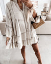 Magic In The Summer Oversize Dress - Beige oh!My Lady 
