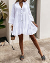 Magic In The Summer Oversize Dress - White oh!My Lady 
