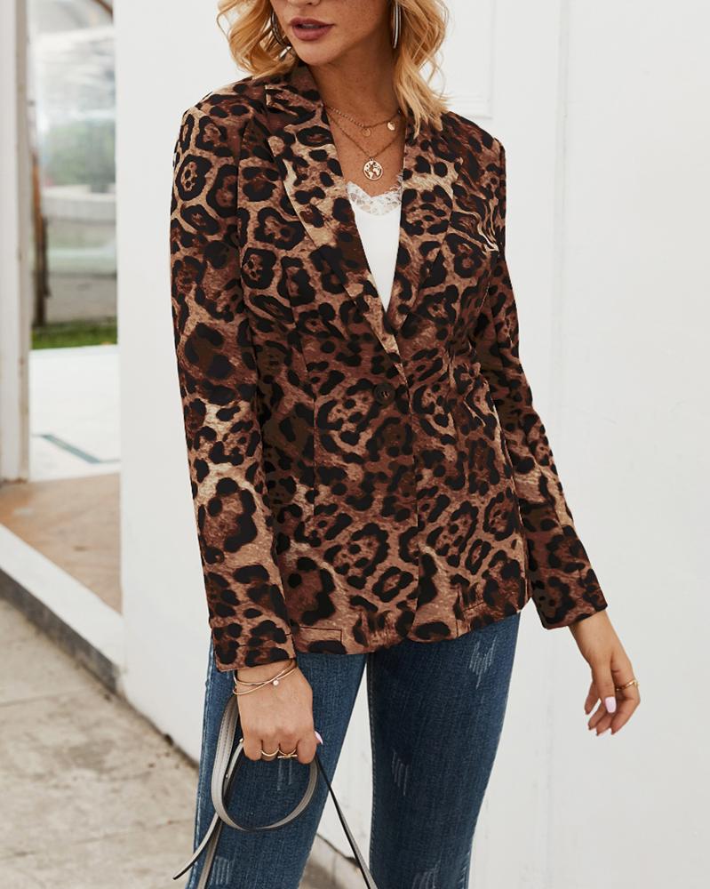 Make It True Leopard Print Coat oh!My Lady 